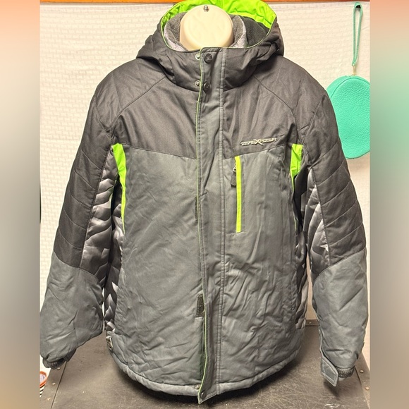 ZeroXposur Other - ZeroXposur Black and Neon Green Puffer Jacket